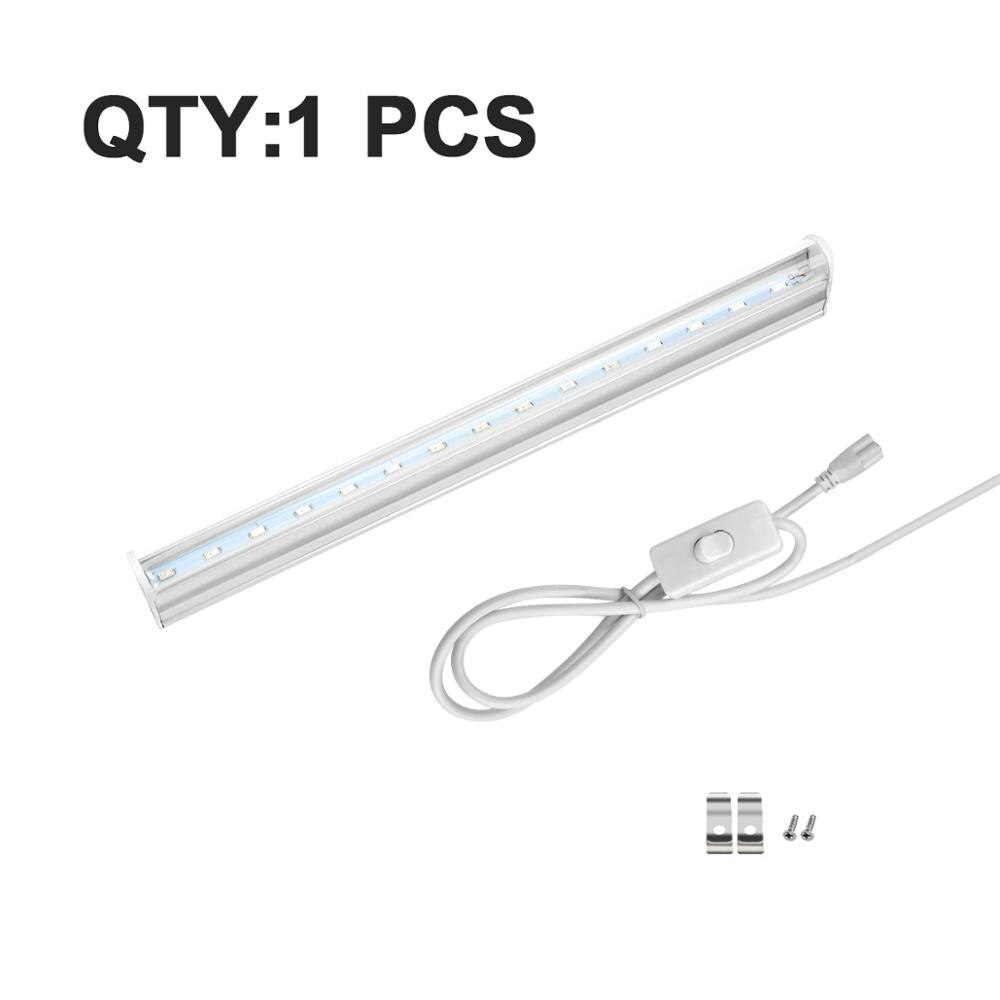 Eu us plug  t5 fyto lamppua kasvit kasvavat valonauha hydroponiikka led lamppupalkki valo vihannesten kukkien siemeniä täysi spektri: 1 kpl putki / 57cm / 220v