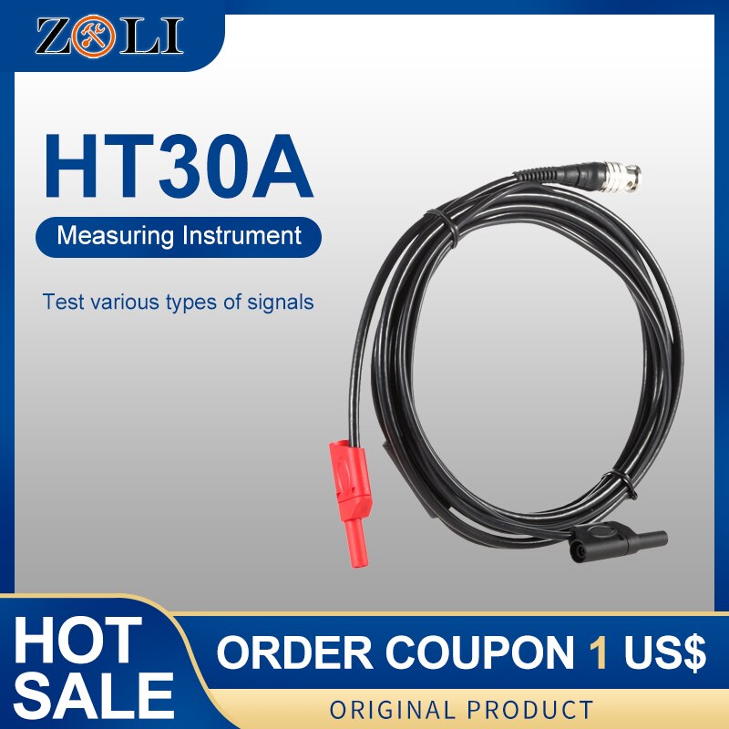 Hantek HT30A Oscilloscope sondes Auto Test câble double tête adaptateur câble Test conduit 3M multifonctionnel automobile