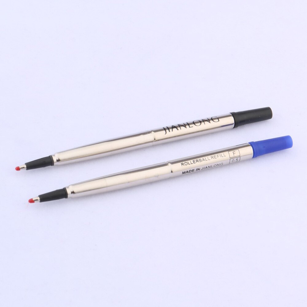 Rollerball Pen ink Refills Black 5pc Blue 5pc METAL PEN Good F Stationery Student Office school supplies