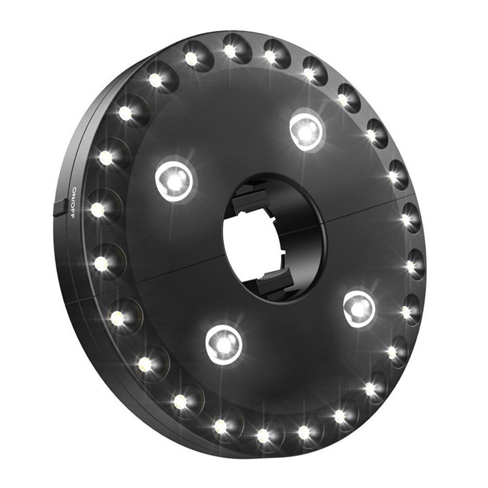 Led parasoll paraplylys for uteplass gress veranda terrasse festlig fest camping  ja55: Default Title