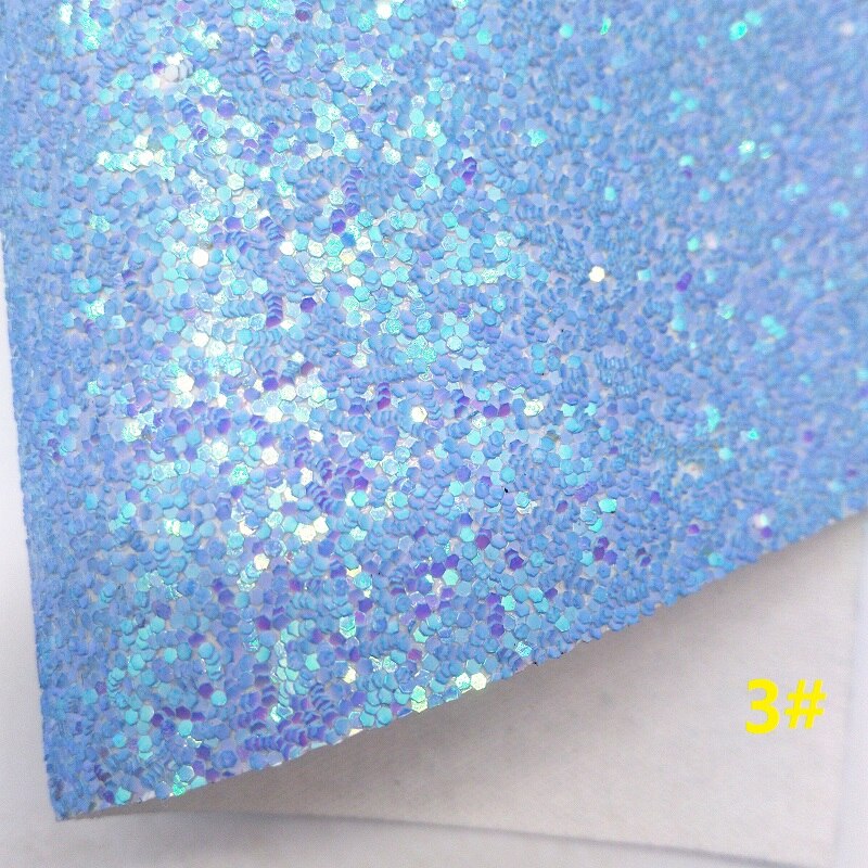 Paars Chunky Glitter Canvas Vel, 8 "x 11" Glitter Sheets, Faux Lederen Vel, chunky Glitter Haar Boog & Earring Stof XM028: 3