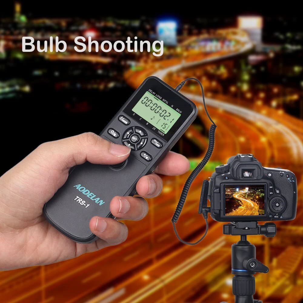 Aodelan Timer Afstandsbediening Ontspanknop Voor Olympus OM-1, OM-D E-M1X, E-M1 Iii, E-M1 Ii, e-M5 Iii, E-M5 Ii