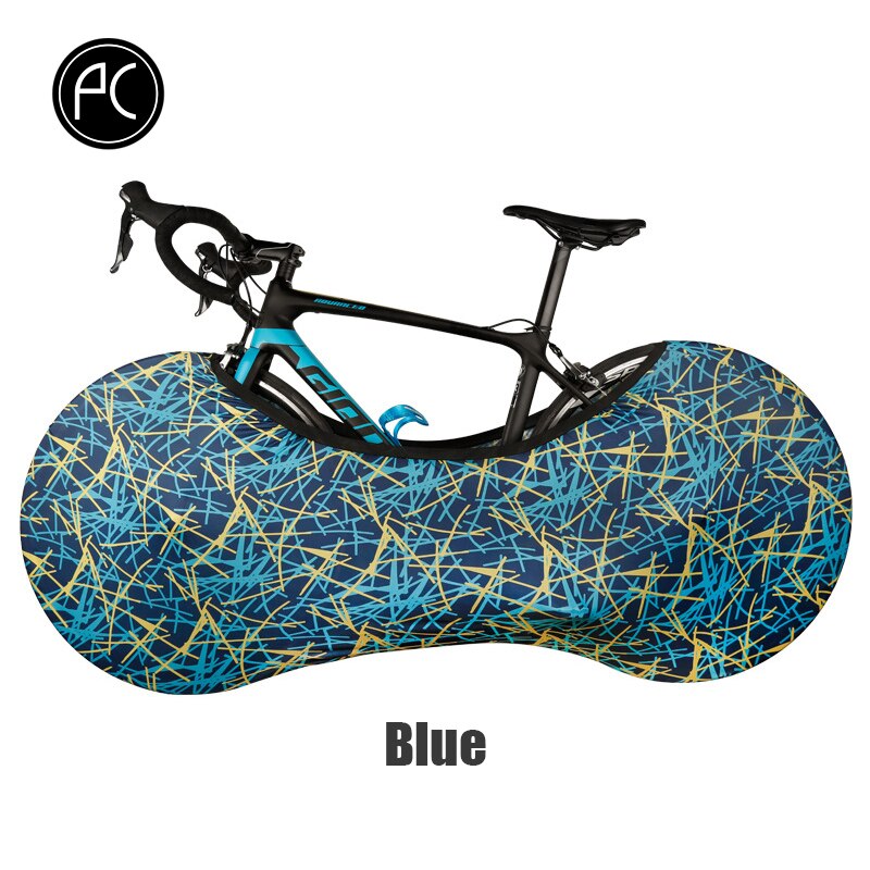 PCycling Bicycle Protect Bag Waterproof Road Bike MTB Bag Cycling Accessories Fiber Non-slip Bag: Blue