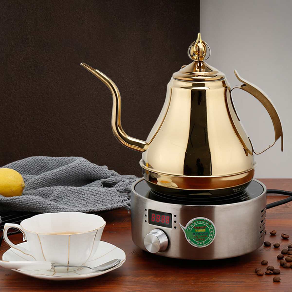 Tea Kettle Rust Resistant Stainless Steel Gas Electric Induction Stovetop Kettle Water Kettles Camping Teapot with Filter