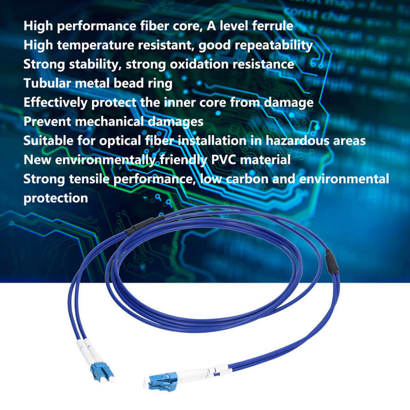 Optical Fiber Patch Cord Armored Optic Cable PVC for Hazardous Areas for Outdoor