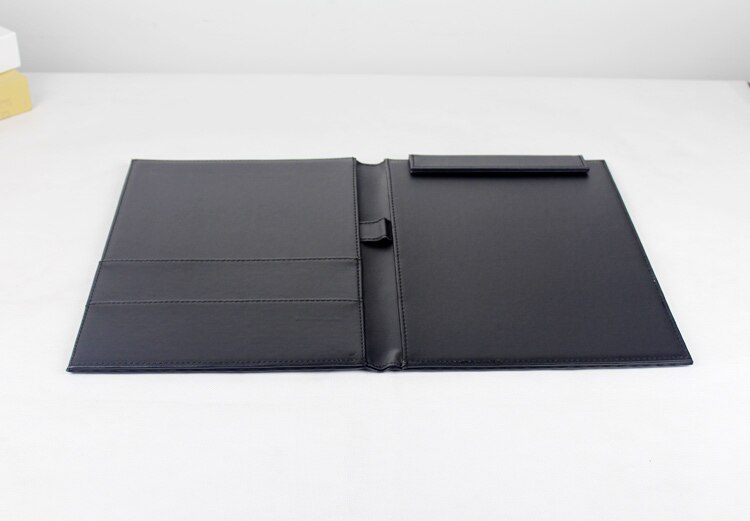 PU Multifunction A4 Business Padfolio Large Paper Clipboard Office Paper Files Organizer Desk Set