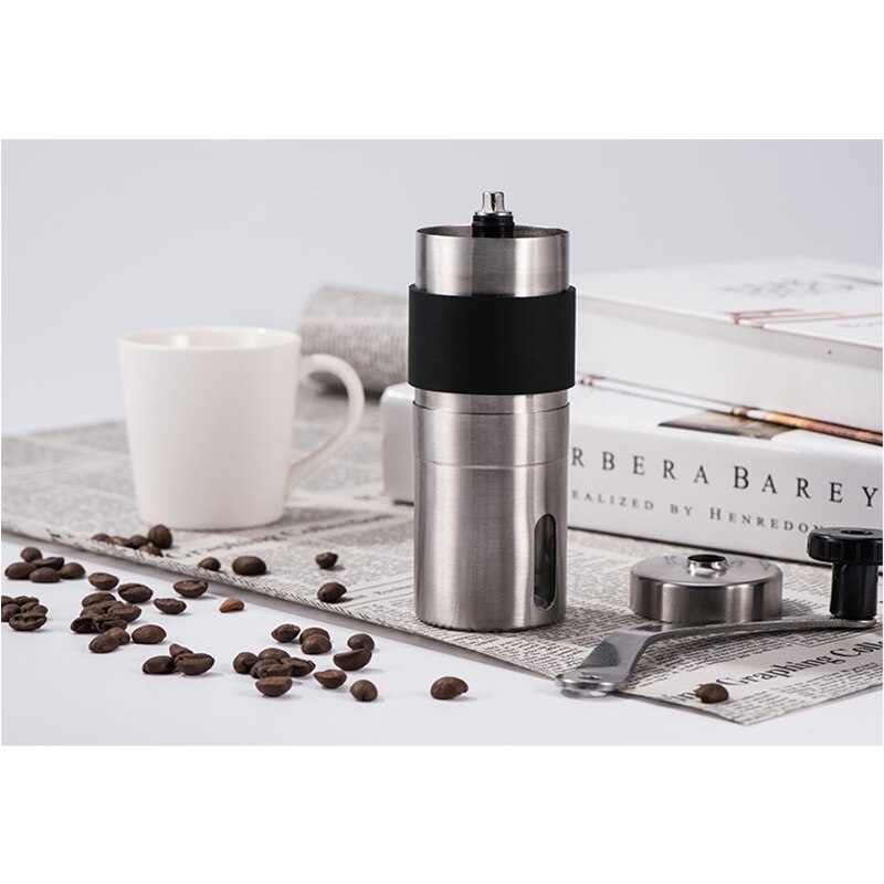 Stainless Steel 304 Manual Coffee Bean Grinder Mill Hand Grinder Kitchen Tool