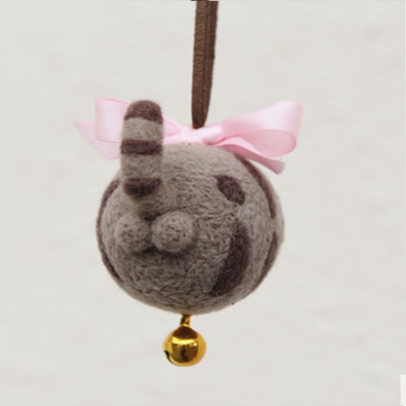 1 ensemble, laine feutre sac de musique kitty chat cul chat oeuf chat patte de chat palmier bricolage à la main vous devez le faire vous-même