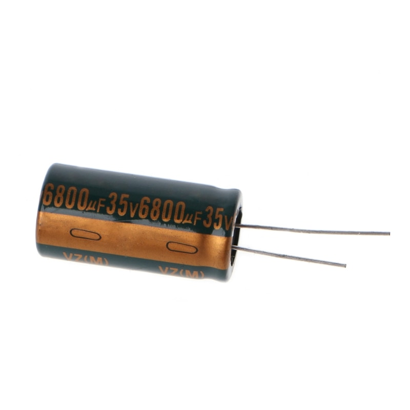 35V 6800uF Capacitance Electrolytic Radial Capacitor High Frequency Low ESR