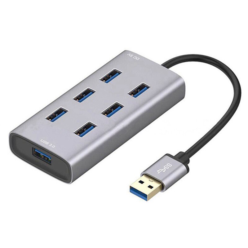 Usb 3.0 to zeven-poorts usb 3.0 hub hub met hoge snelheid uitbreiding