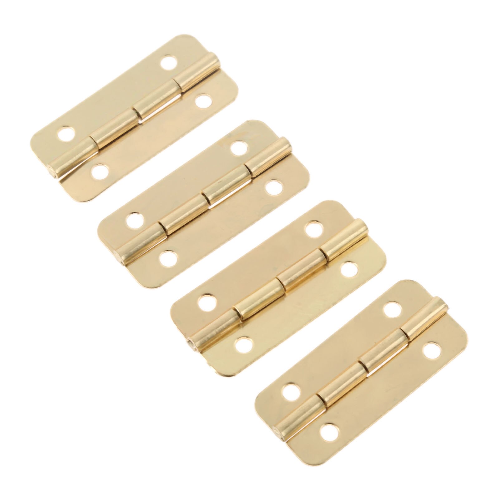 4Pcs Cabinet Hinges Furniture Fittings Decorative Door Hinges for Jewelry Box Furniture Hardware