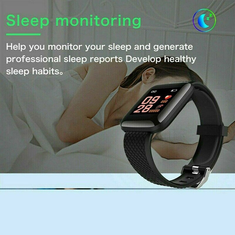 Smart Armband Bluetooth 4.2 Bloed Zuurstof Stappenteller Calorieën Verbrand Slaap Monitor Sport Horloge H-Best