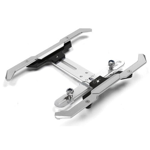 Motorcycle Cnc Aluminium Verstelbare Nummerplaat Frame Bracket Houder Voor Honda PCX125 FORZA350 FORZA300 X-ADV750 ADV150 MSX125: Zilver