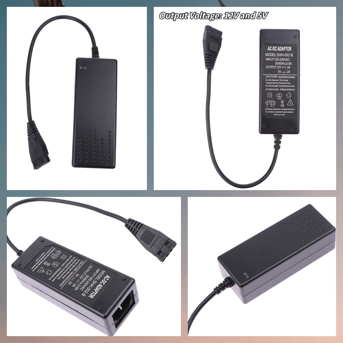 Universal External 12V/5V 2A Hard Disk Power Supply Adapter USB To SATA/IDE Adapters For HDD/CD-ROM Computer