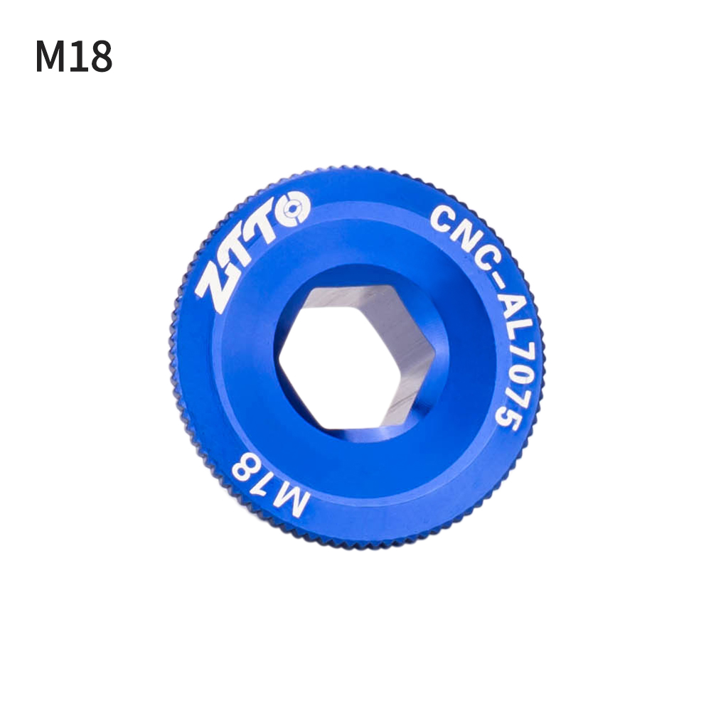 ZTTO-perno de brazo de manivela de bicicleta, tapas de tornillo de manivela de aleación de aluminio, tornillos de cubierta de manivela de bicicleta de montaña y carretera M20 M19 M18 Universal para M6000 105: Naranja