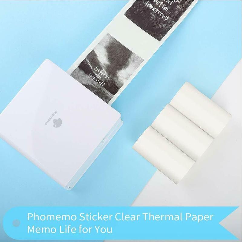 Papel de impresión Universal, adhesivo térmico con patrón de papel, autoadhesivo, papel de etiquetas para imprimir, T1L0