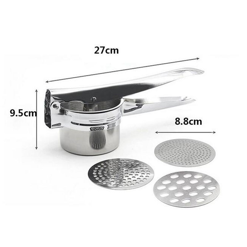 multi-functional stainless steel potato mashers/ juicer ressure mud puree vegetable fruit Vegetable Juicer press maker Tool
