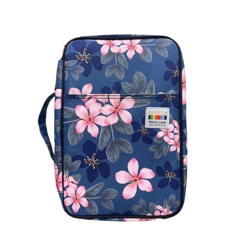Trousse à crayons à 300 fentes, fournitures scolaires, sac à stylos de grande capacité, boîte de rangement de papeterie pour filles, pochette d'art, accessoires: Marron