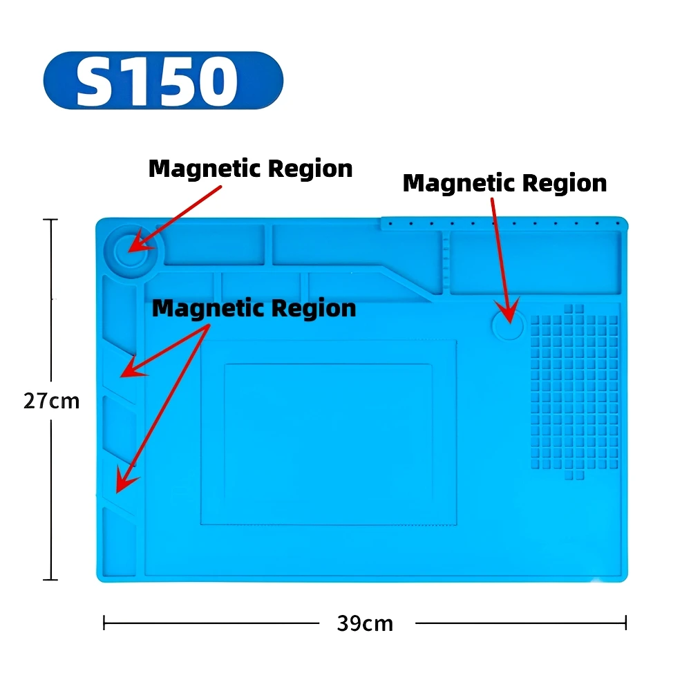 Repair Pad ESD Insulation Soldering Mat Heat Resistant Soldering Station Silicon Work Pad Phone Repair Tool Kit Desk Platform: ORANGE RED