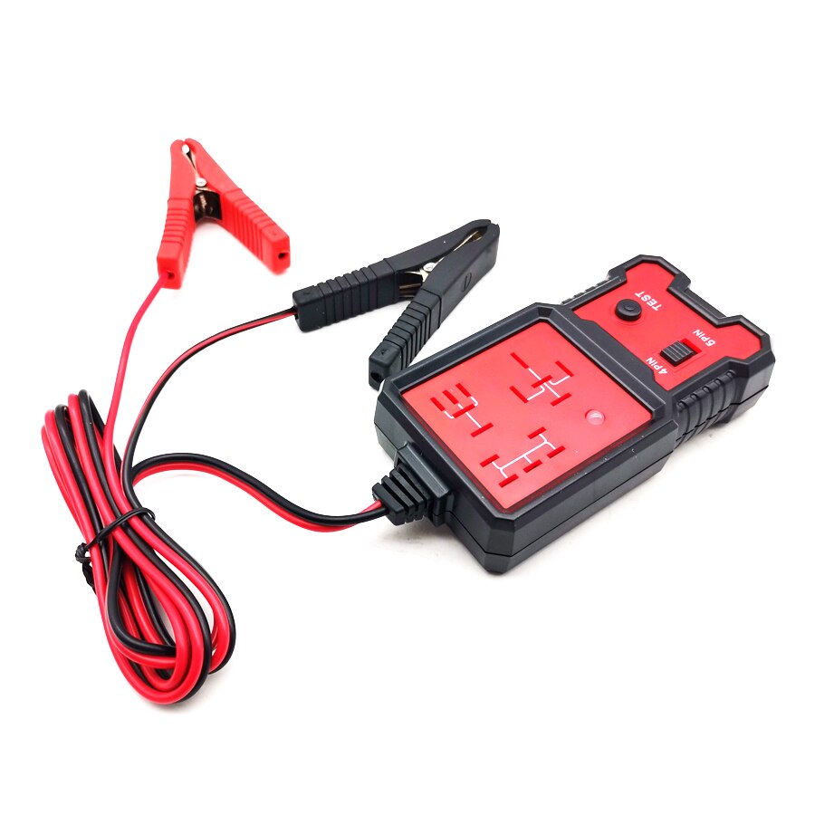 DC 12V Electric Car Relay Tester Battery Diagnostic Tool Bayonet Pin Relay Detector