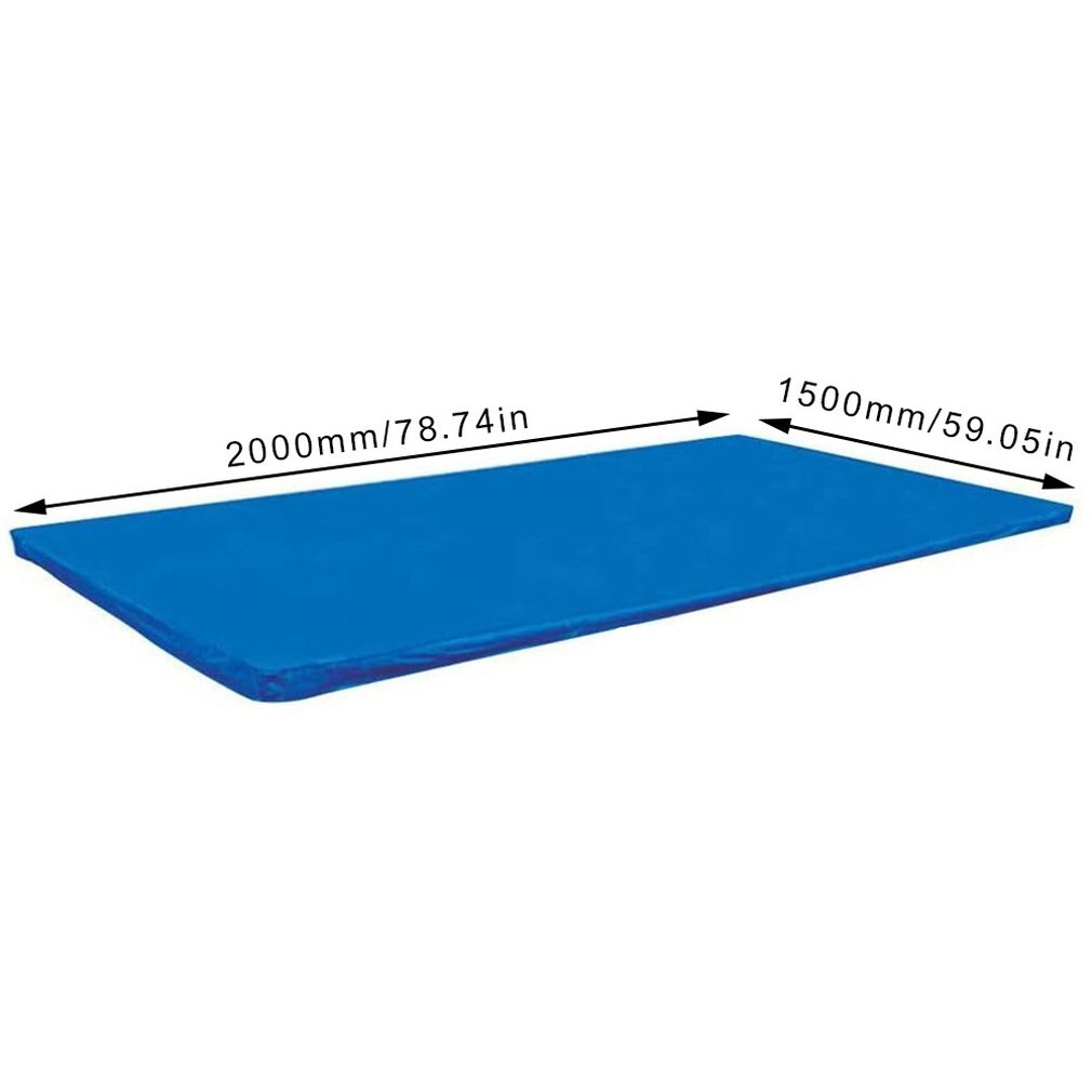 Rectangle Round Swimming Pool Cover Cloth Inflatable Swimming Pool Splash Pool Rain Cover Pool Cover