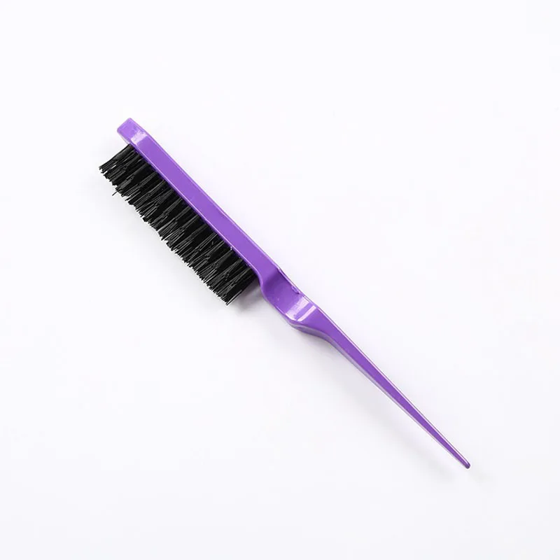 1Stck Professionelle Haar Pinsel Kamm Necken Zurück Kämmen Haar Pinsel schlank Linie Styling Werkzeuge Friseur Professionelle Werkzeuge: verrotten