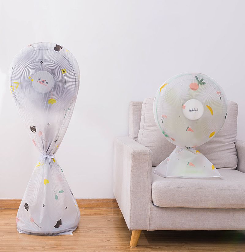 Fan dust cover household floor-standing electric fan cover three-dimensional fan protection cover round all-inclusive dustproof