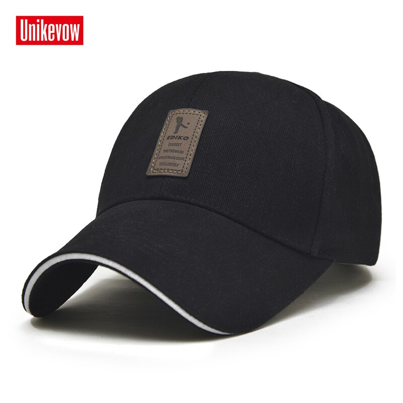 UNIKEVOW 9 Kleuren Baseball Cap mannen Verstelbare Cap Casual leisure hoeden Effen Kleur Mode Snapback Zomer Herfst hoed