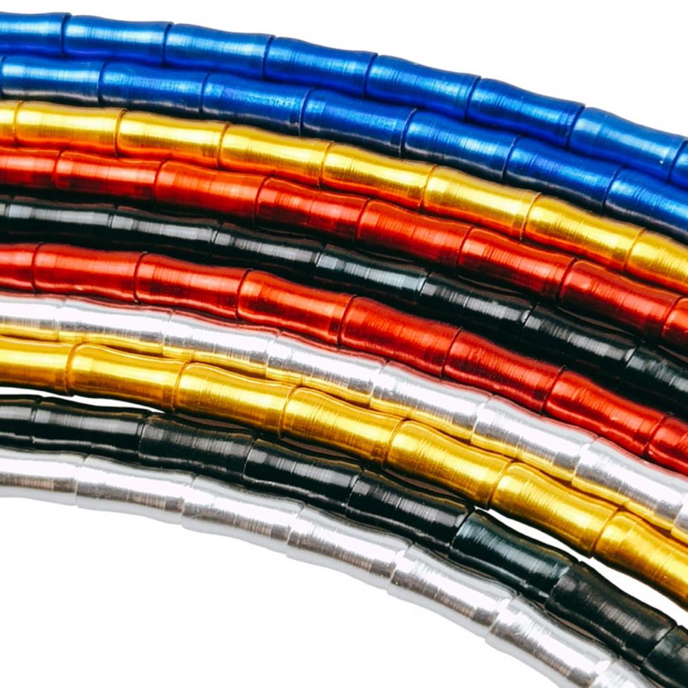 Bicycle Front Rear Inner Outer Wire CNC Brake Line Cover Aluminum Alloy Shifter Gear Derailleur Hose Housing Cable Kit MTB Bike