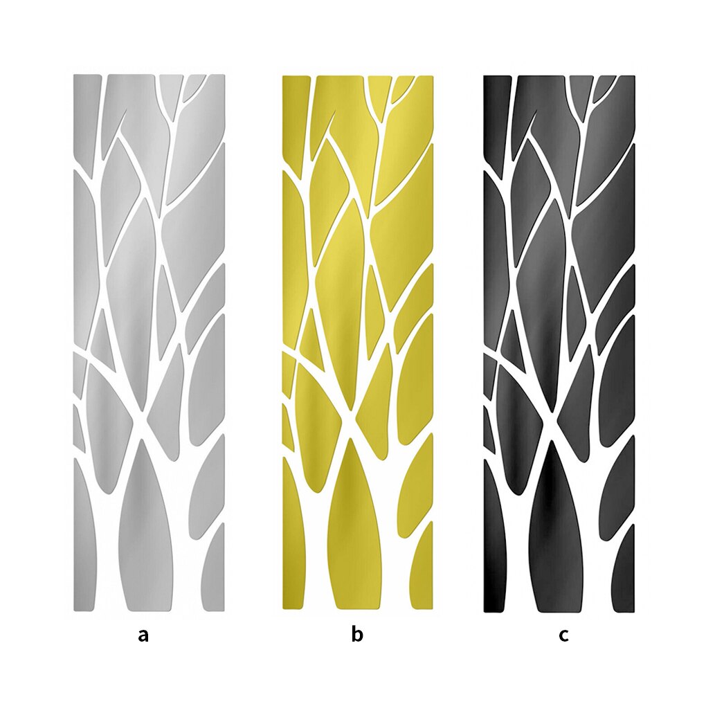 1pc Modern Tree Wall Sticker Living Room Mirror Finish Acrylic Art Wall Decal Home Decor Removable Decoration Sticker