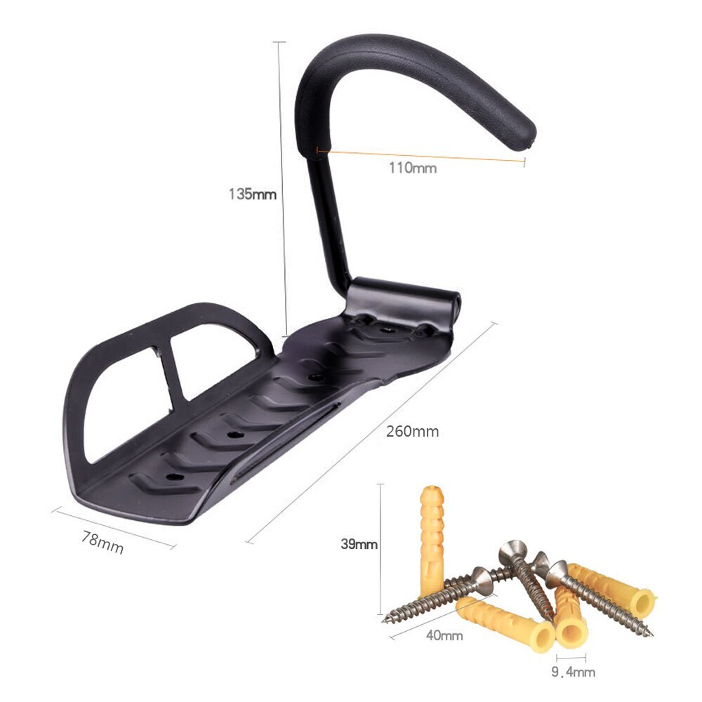 Bike Storage Wall Mounted Hook Bicycle Rack Holder Hanger Stand With Screws Bike Wall Mounted Hanger Bike Wall Stand