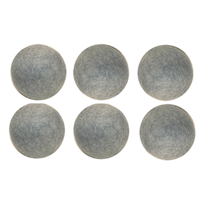 3Pcs Laundry Balls Reusable Wool Dryer Ball for Washing Fabric Clothes Softer Laundry Cleaning Ball Tumble Dryer: 6pcs grey