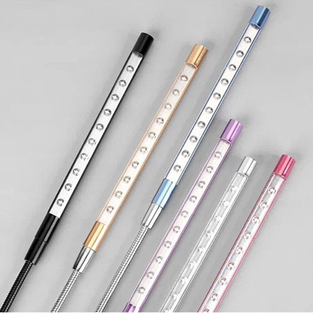 6 STKS Mini Schattig Nachtlampje, Creatieve Cartoon Hond LED Bureaulamp met Telefoonhouder, Opvouwbare Oogzorgzame Studie Lamp voor Thuiskantoor