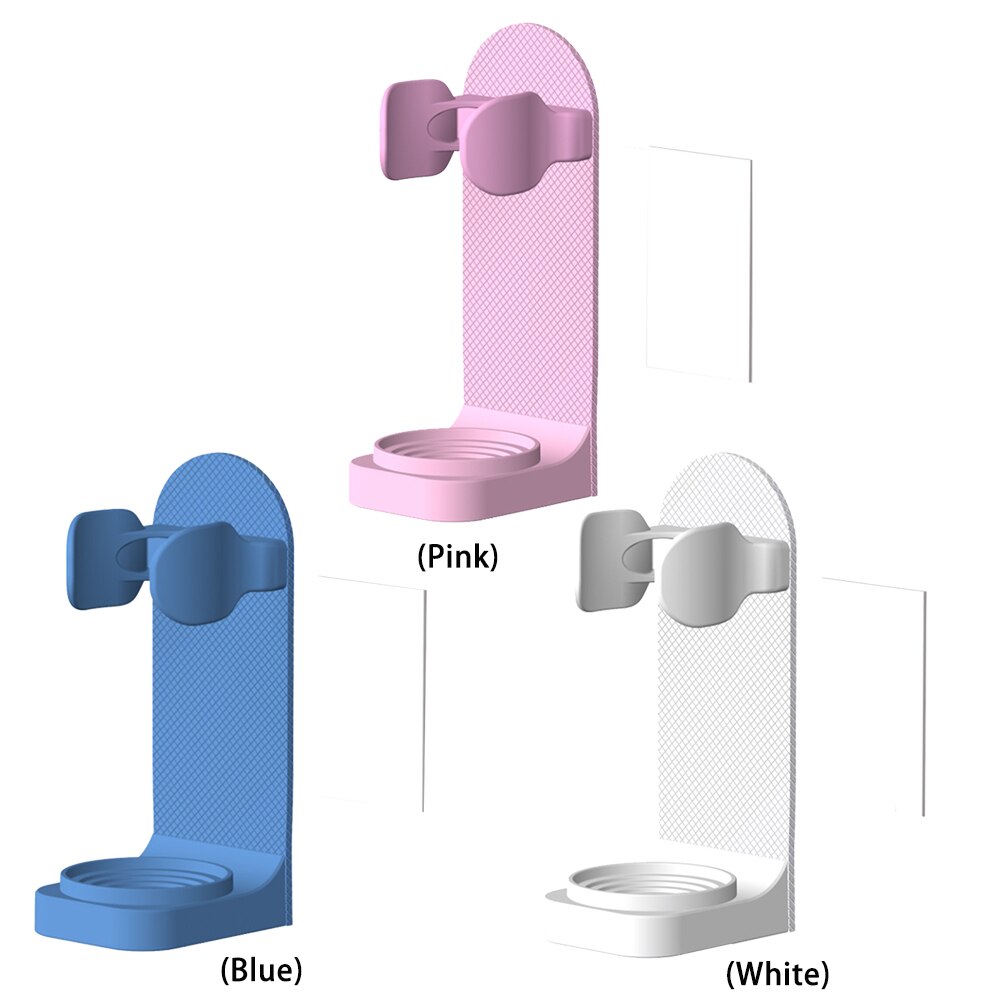 Electric Toothbrush Holder Wall-Mounted Bathroom Space Saving Traceless Toothbrush Organizer Stand Adhesive Rack Accessories