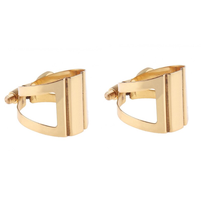 2 Pcs Saxophone Mouthpiece Ligature - Gold Plated Closure for Bb Tenor Soprano Reeds: Default Title