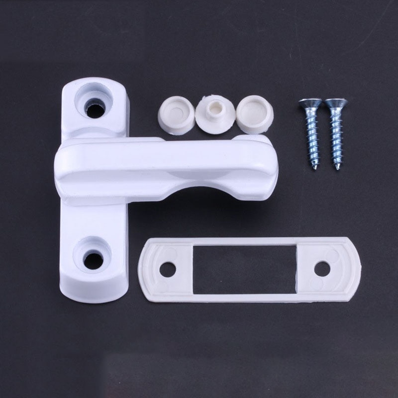 Zinc Alloy UPVC Aluminum Windows Lock Door Windows Sash Jammers Extra Security Swing Lock Anti Theft Window Door Latches