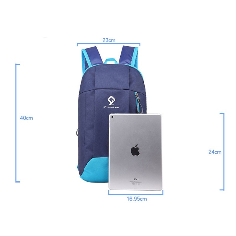 Décontracté Simple petit sac à dos unisexe en plein air Trekking sac à dos hommes femmes 10L léger sac de voyage toile sac à dos pour les filles