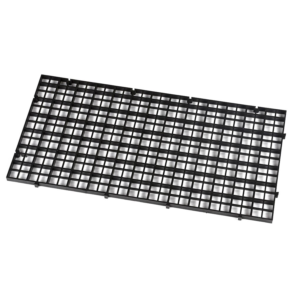 Divisor de tanque de peces, tablero de aislamiento, piezas de repuesto de rejilla de Acuario, herramienta de limpieza, Red de filtración, separador de Corte libre de plástico, 2 uds.: Black / 30x30x0.7cm