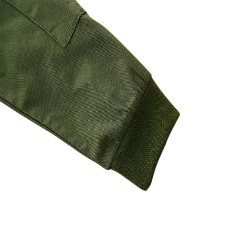 jungen Mädchen Patch Bomber Jacken Leichte Laufschuhe Mäntel Flug Anzug Casual Druck Jacke Bestickt Patches Jacke Mäntel