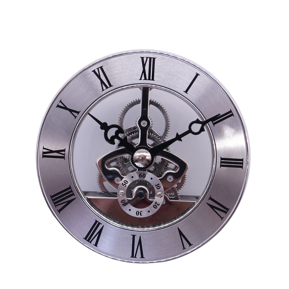 1pc Gear Wall Clock Durable Lightweight Silver Movement Gear Wall Clock for Friends Co-worker Family