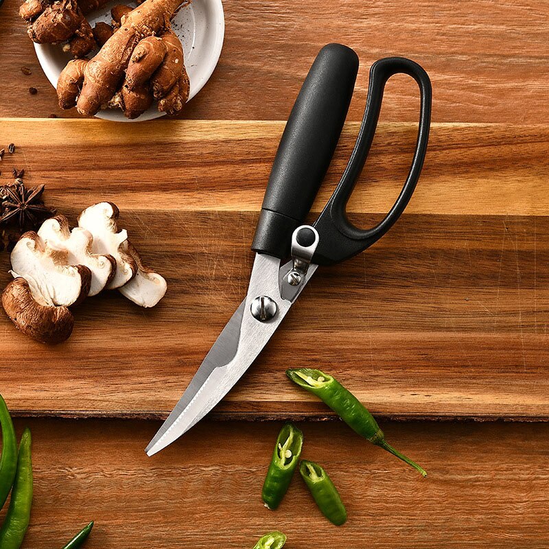 Multifunctional Stainless Steel Kitchen Scissors Poultry Shears Tool Chicken and Duck Bone Seafood Scissors