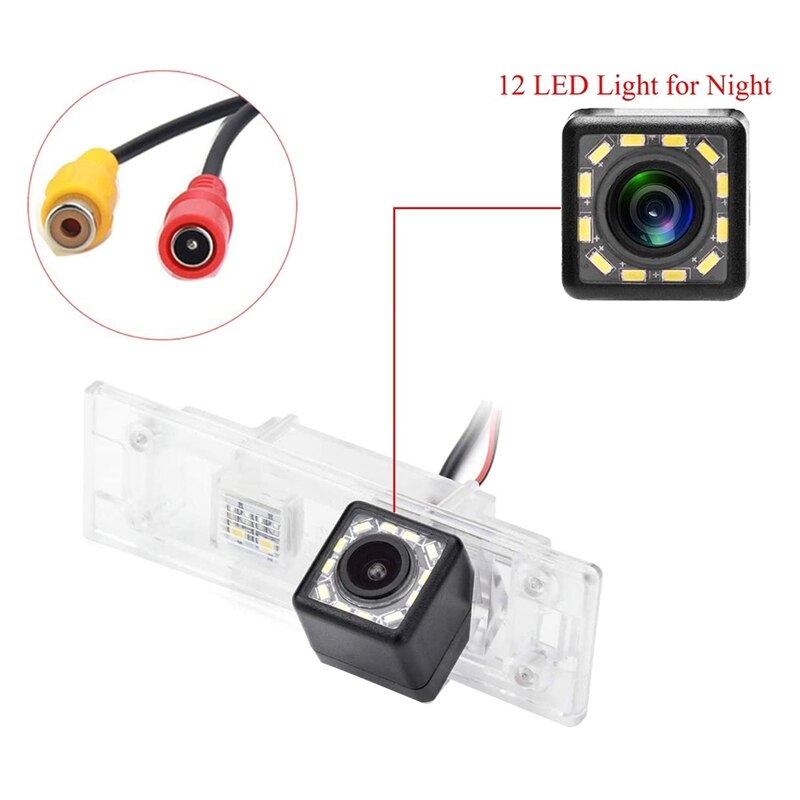 Voiture 12LED Caméra de Recul Caméra de Recul pour BMW E81 E87 E87 E89 M1 F20 F21/ M6 E63 E64 E64N E85 E86 E89