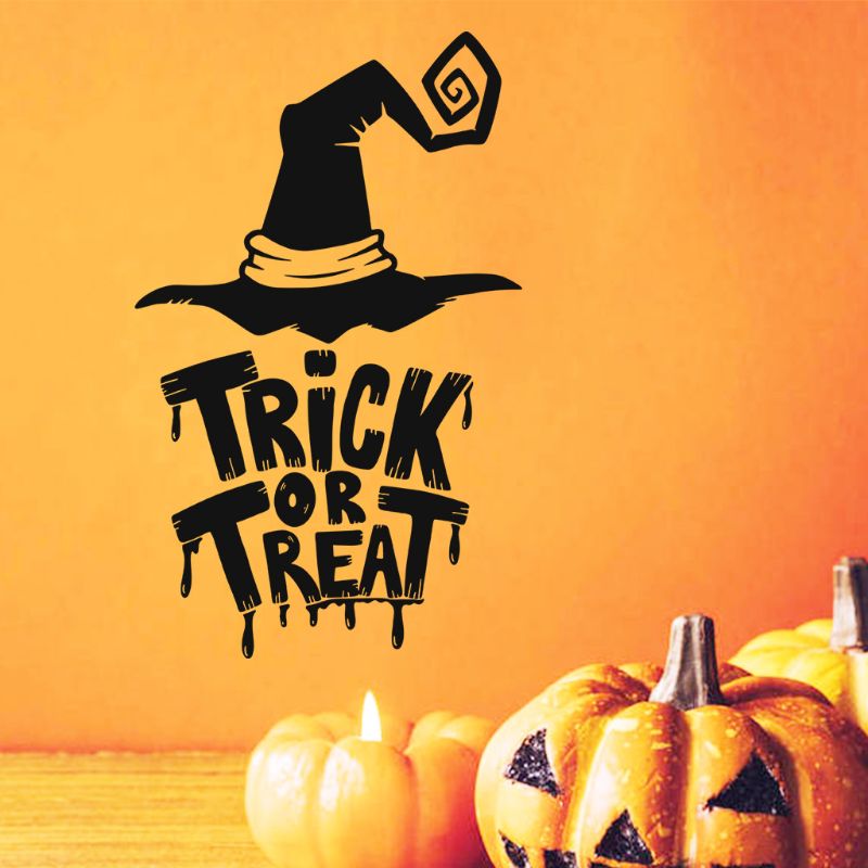 Halloween Verwijderbare Pvc Magics 3D Plafond Vloer Sticker, De Art Dreamscape Home Decor Muurschilderingen Behang