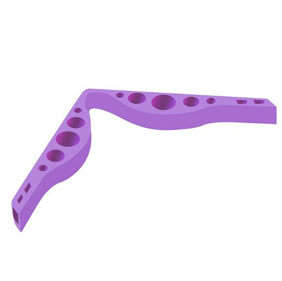 Nose Bridge Prevent Glasses From Fogging Mask Holder Anti Fogging Glasses Extensile Silicone Nose Bridge Clip: Purple