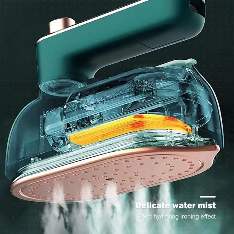 Mini Wet Dry Ironing Machine Portable Heat Press Handheld Iron Multifunction Household Clothes Ironing Machine Home Dorm Travel