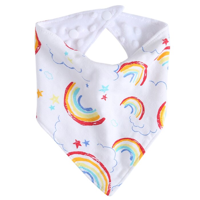 Barn baby mating hodet skjerf håndkle smekke gutter jente bandana spytt trekant drible: 1