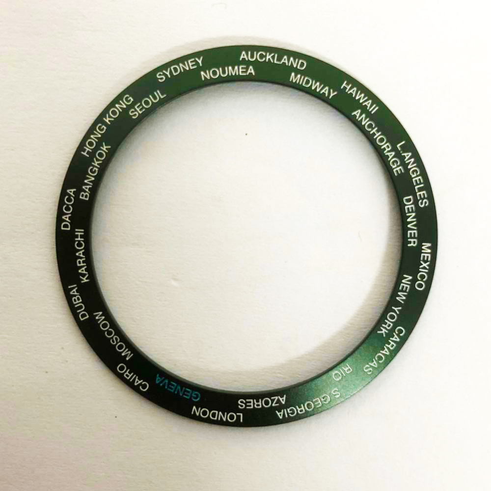 38mm Keramik Uhr Lünette Englisch Außenring neue Uhr Modifikation Zubehör: verrotten