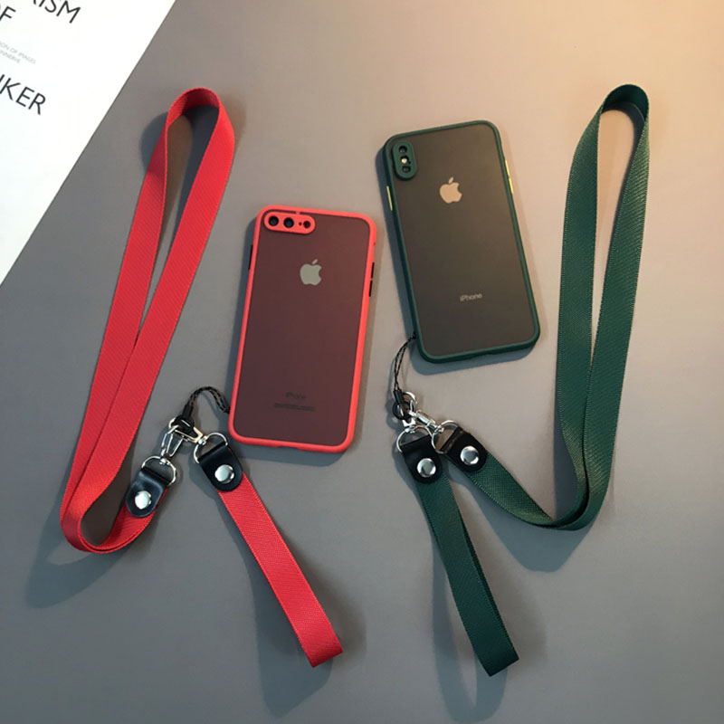 Cell Phone Neck Wrist Strap Lanyard For iPhone Xiaomi Redmi Samsung Huawei ID Card Badge Holder Key Cord Keycord Landyard Mobile