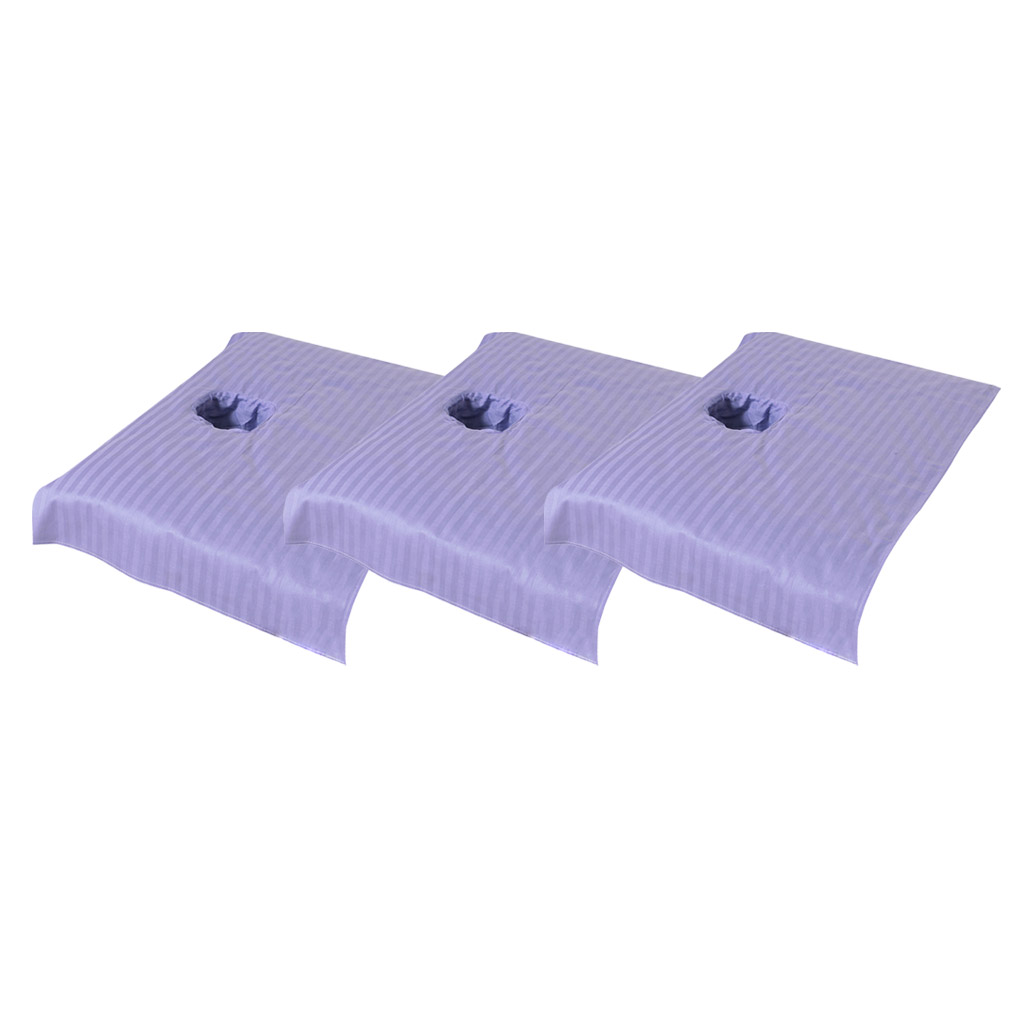 3Pcs Gezicht Gat Cover Spa Massage Laken Sectionele 50x80cm