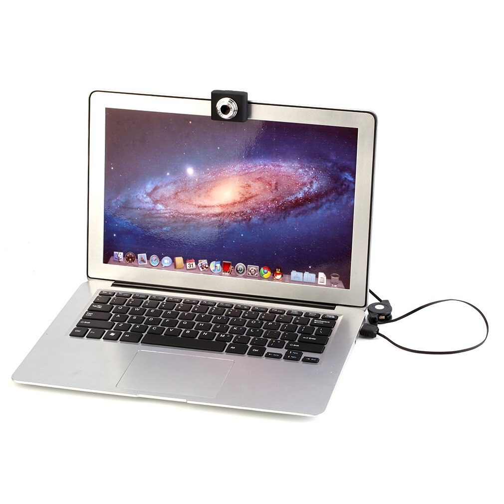 USB 30M Mega Pixel Webcam Digital Video Camera Web Cam For PC Laptop Notebook Computer Clip-on Camera Black